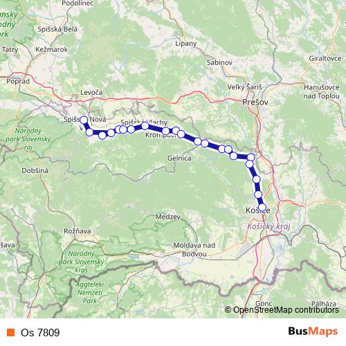 Os 7809 rail Line Map