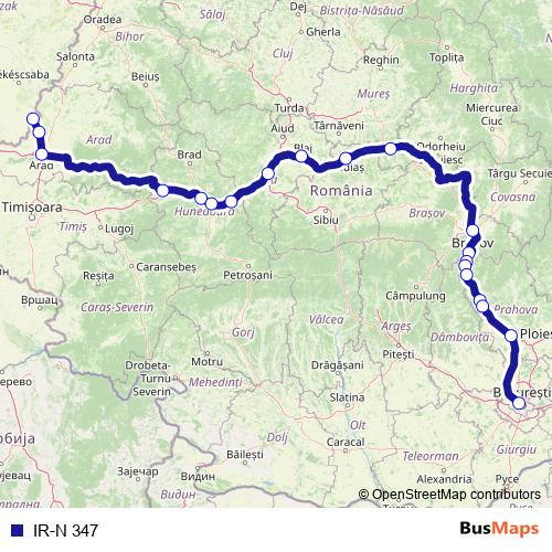 IR-N 347 rail Line Map