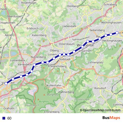 60 funicular Line Map