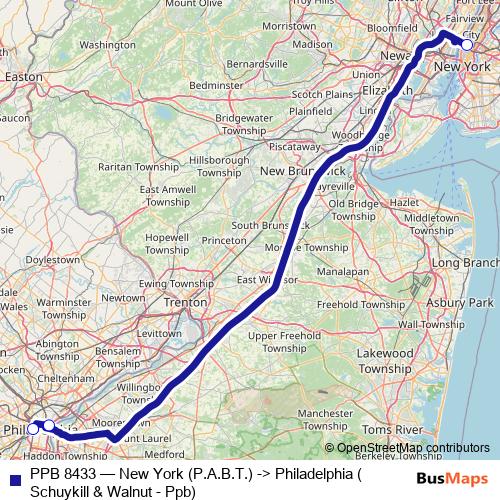 PPB 8433 bus Line Map