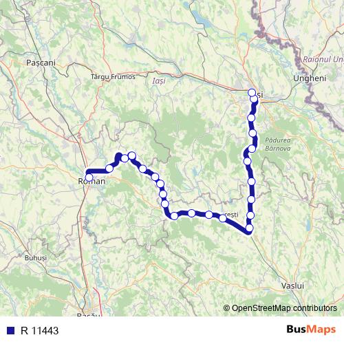 R 11443 rail Line Map