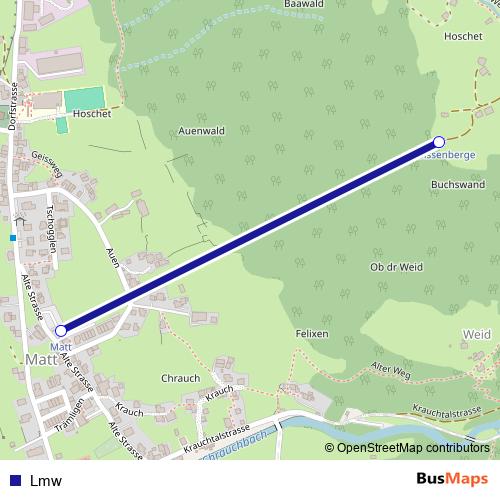 Lmw cable-car Line Map