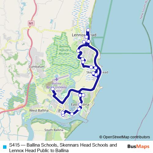 S415 bus Line Map
