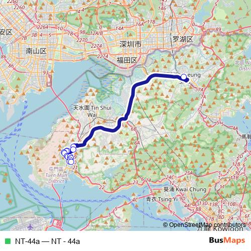 NT-44a bus Line Map