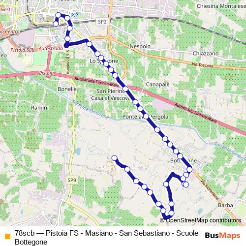 78scb bus Line Map