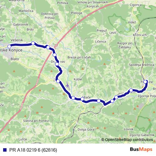 PR A18 0219 6 (62816) bus Line Map