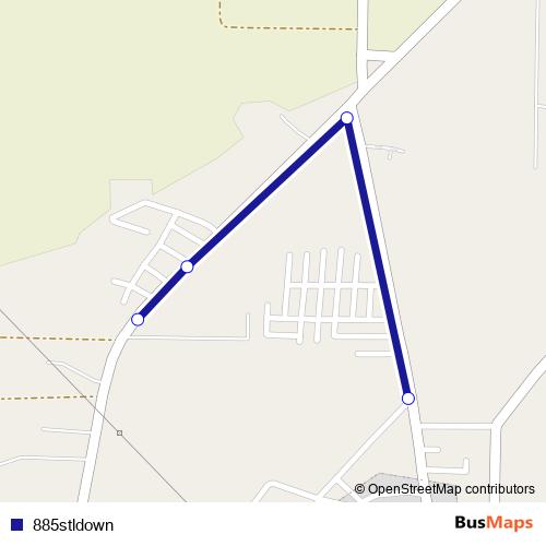 885stldown bus Line Map