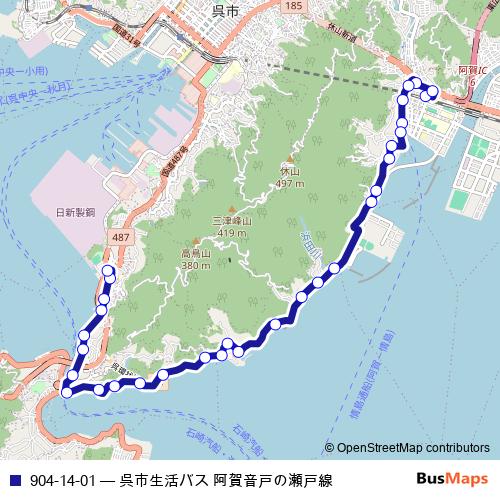 904-14-01 bus Line Map