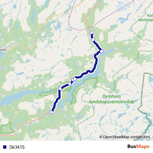 Sk3415 bus Line Map