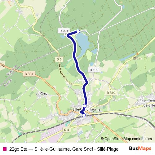 22go Ete bus Line Map