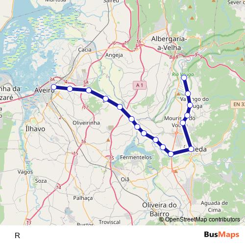 R rail Line Map
