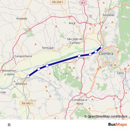 R rail Line Map
