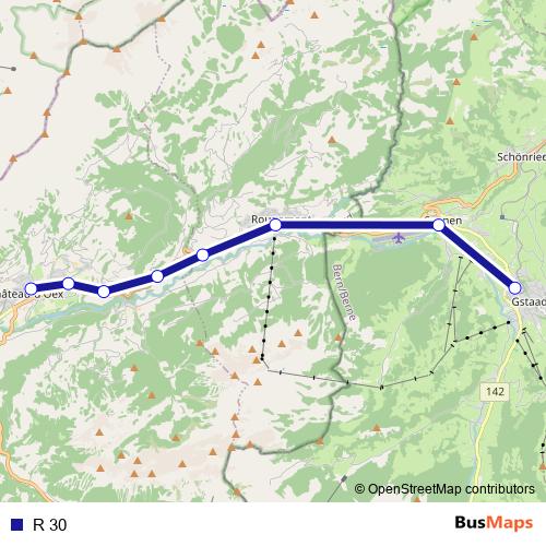 R 30 rail Line Map
