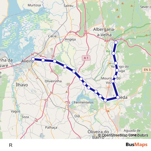R rail Line Map