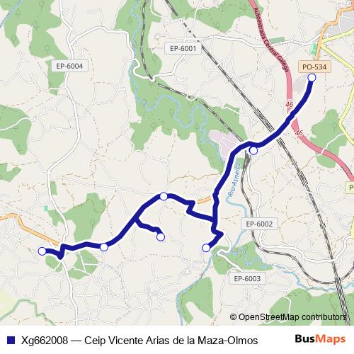 Xg662008 bus Line Map