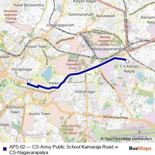 APS-02 bus Line Map