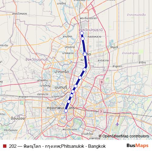 202 rail Line Map