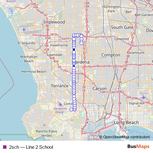 2sch bus Line Map