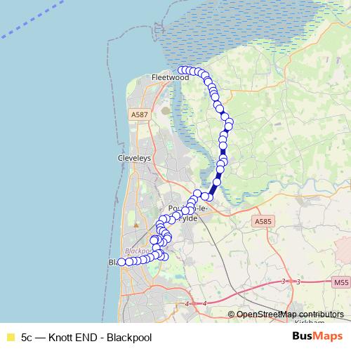 5c bus Line Map