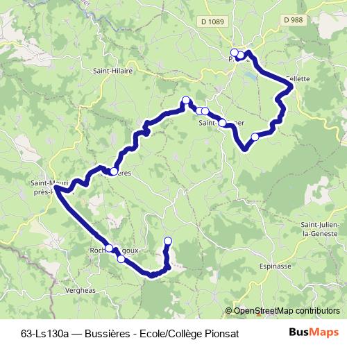 63-Ls130a bus Line Map