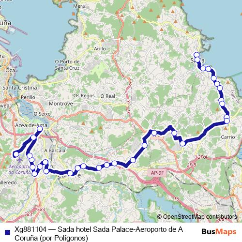 Xg881104 bus Line Map
