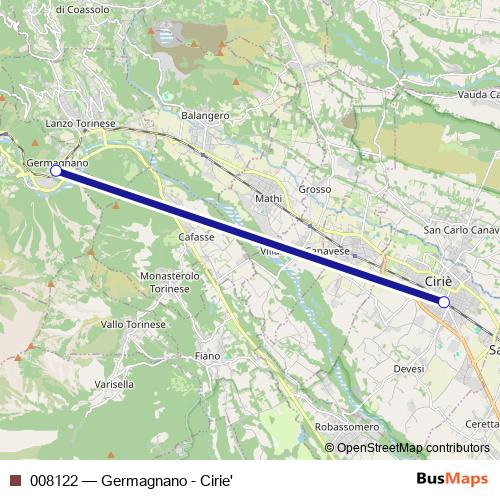 008122 rail Line Map