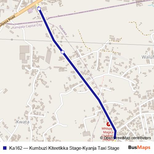 Ka162 bus Line Map