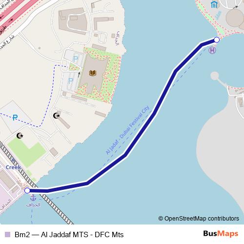 Bm2 ferry Line Map