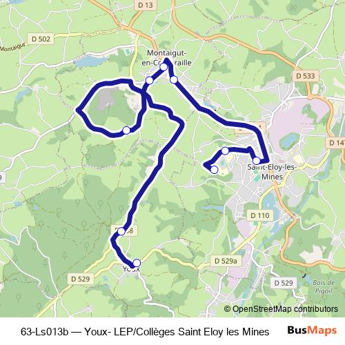 63-Ls013b bus Line Map