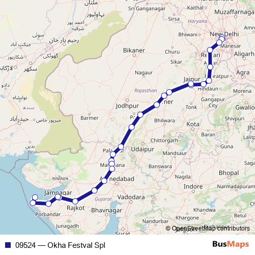 09524 rail Line Map