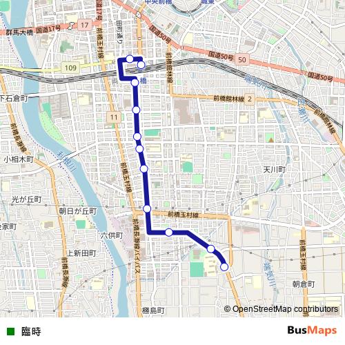 臨時 bus Line Map