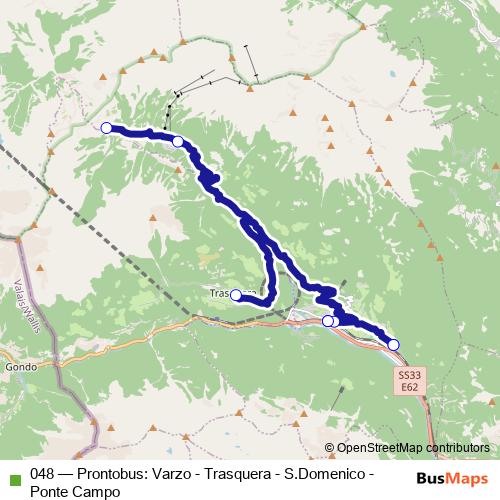048 bus Line Map