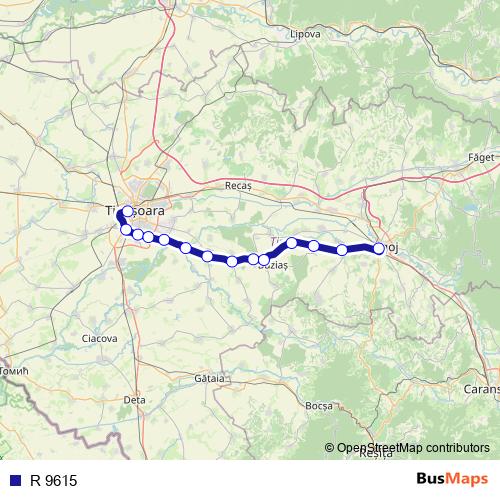 R 9615 rail Line Map