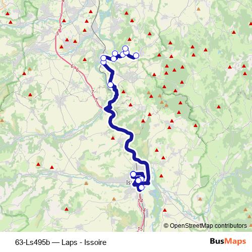 63-Ls495b bus Line Map