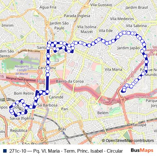 271c-10 bus Line Map