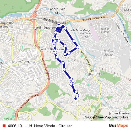 4006-10 bus Line Map