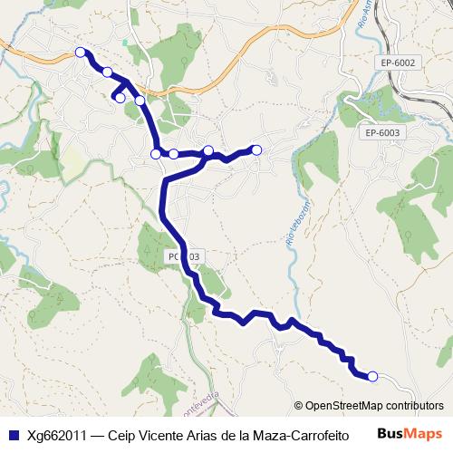 Xg662011 bus Line Map