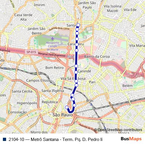 2104-10 bus Line Map