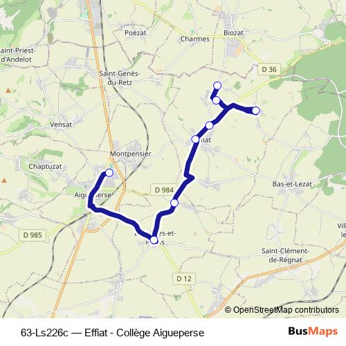 63-Ls226c bus Line Map