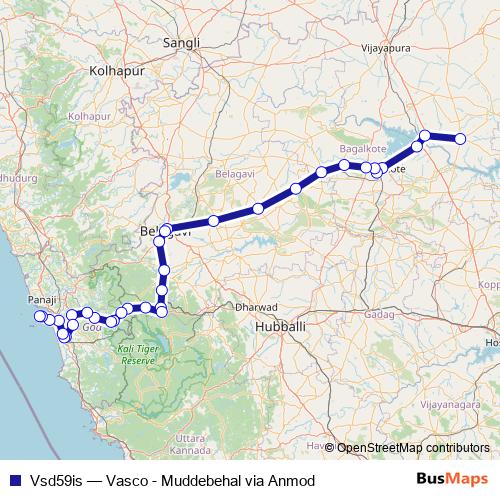 Vsd59is bus Line Map
