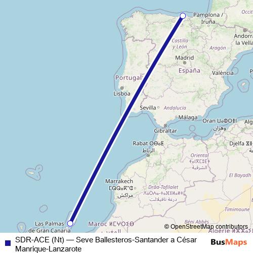 SDR-ACE (Nt) air Line Map
