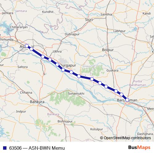 63506 rail Line Map
