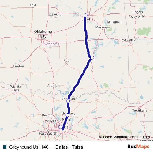 Greyhound Us1146 bus Line Map