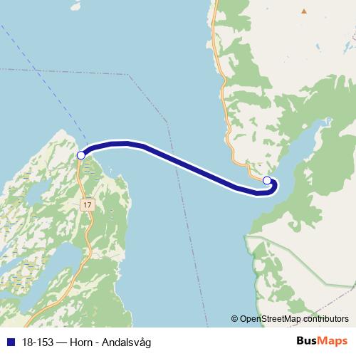 18-153 ferry Line Map