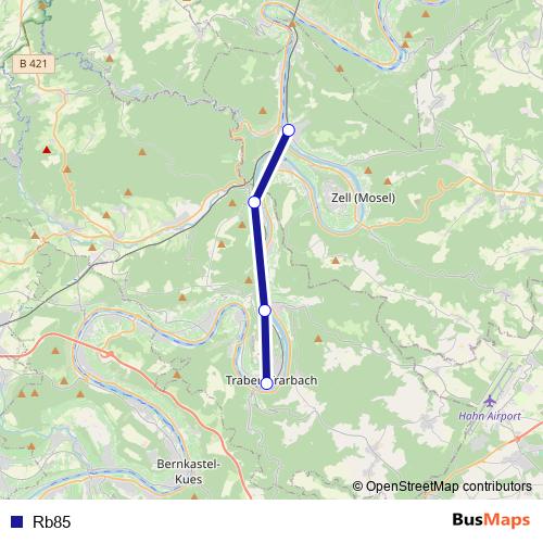 Rb85 rail Line Map