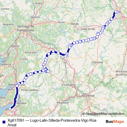 Xg817091 bus Line Map