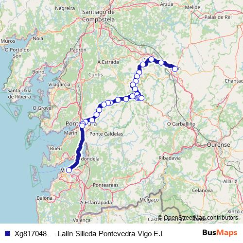 Xg817048 bus Line Map