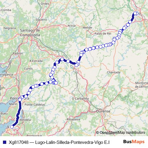 Xg817048 bus Line Map