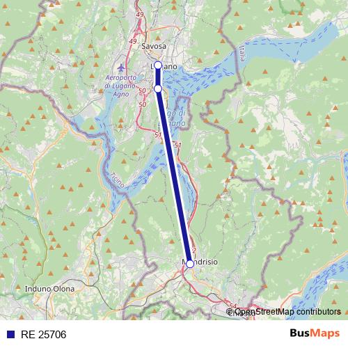 RE 25706 rail Line Map