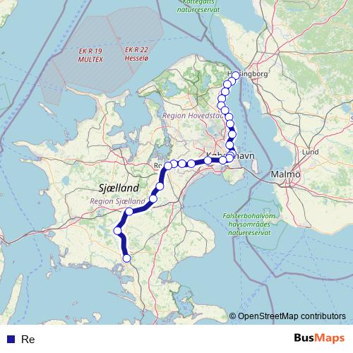 Re rail Line Map